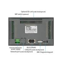 65536 el panel programado resistente del Plc Hmi del PLC 1 RS485 408MHz del panel de los colores