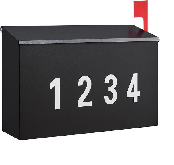 Caixas de correio de ferro exterior com instruções personalizadas e aço galvanizado à prova de ferrugem