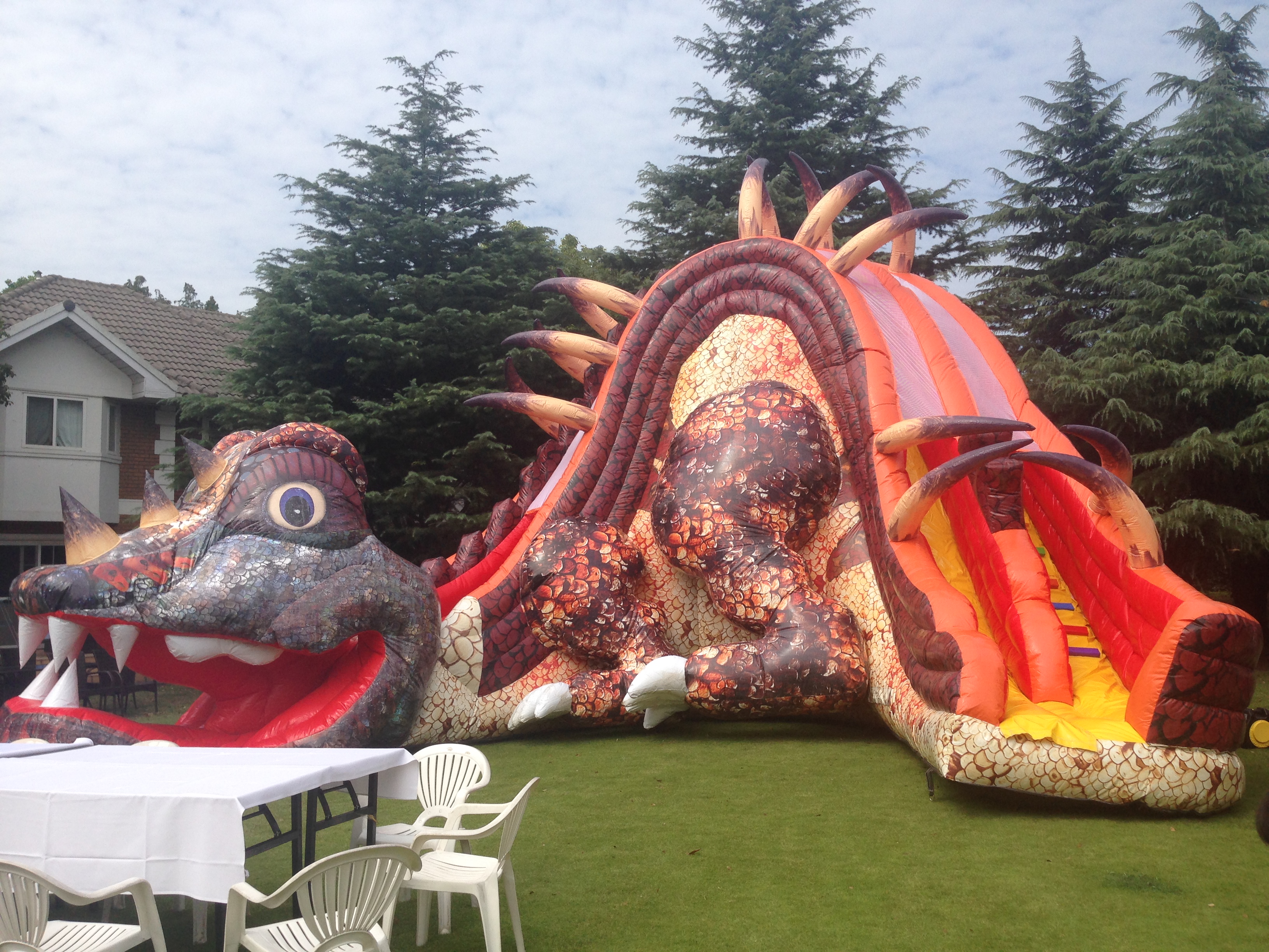 China Factory Inflatable Dinosaur Slide/Commercial Inflatable Dragon Slide/Custom Inflatable Amusement Park for Sale