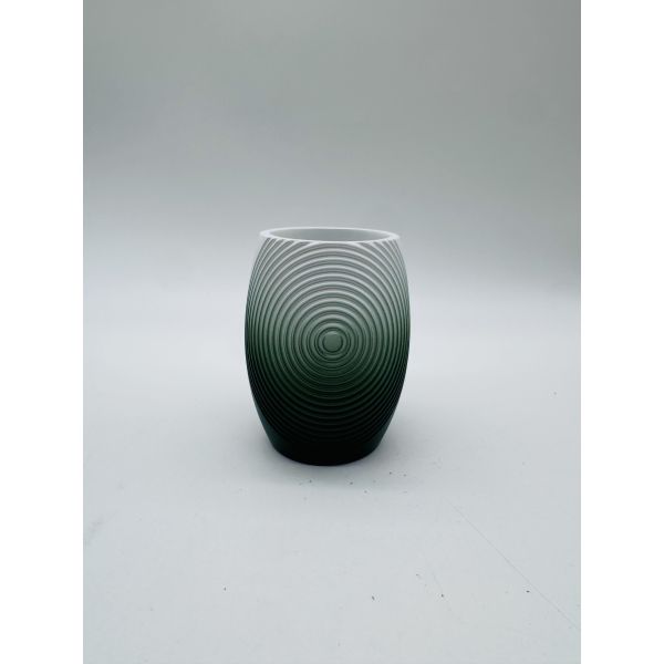 Ombre green polyresin bathroom set resin hand soap bottle bath kit household item tumbler soap dish bowl brush