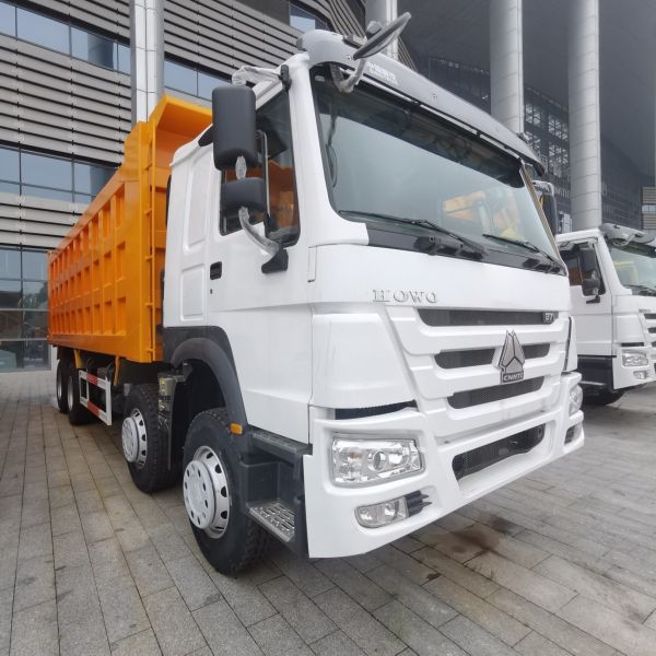 8×4 Drive Wheel Commercial Vehicle Dump Truck with Air Suspension Seat and 600L Fuel Tank