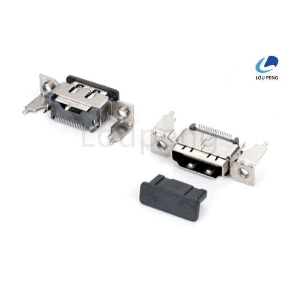 Panel Mount High Speed HDMI Cable Connector Featuring -55°C To 85°C Temperature Tolerance Suitable for Harsh Conditions