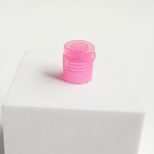 Custom Order 15mm Transparent Cylindrical Plastic Flip Cap for Bottle Closure System