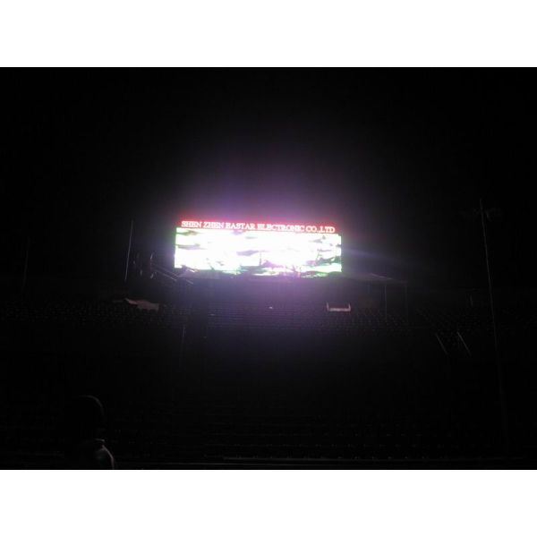 P16 Football Stadium LED Screens White SMD3535 for Advertising Anti - UV