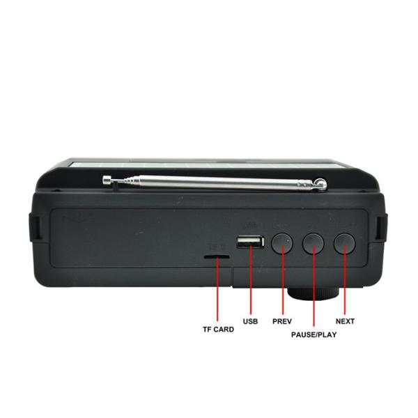 Customization Compact Camping Radio Solar With Torch Charge Light