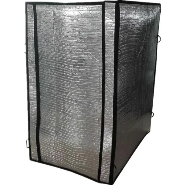 Cold Chain Insulated Pallet Cover EPE Bubble Woven Fabric Foil Pallet Cover