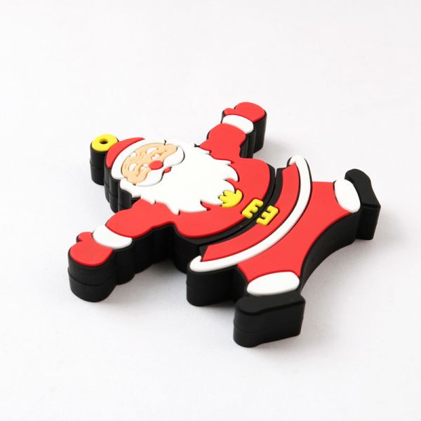 Привод 3,0 USB открытой прессформы PVC Санта Клауса внезапный для подарка рождества