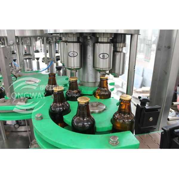 100% Factory for sale100% Factory gas soda bottle filling machine /Glass bottle Gas Water Washer Filler Capper