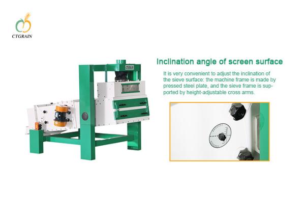Vibro Sifter Corn Rice 180*200cm Grain Cleaning Equipment