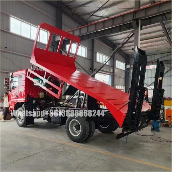 Platform Truck With Dump  Flatbed Dump Truck   Flatbed Truck With Self-unloading