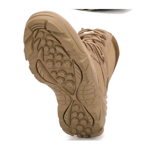 Классическая военная подготовка хлопка холста обувает ботинки для солдата армии