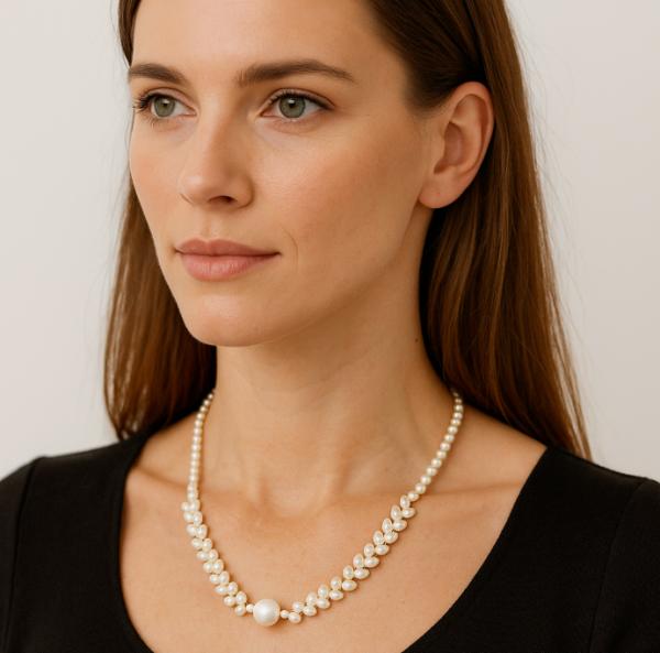 Refined necklace created to complement various fashion styles ideal for businesses targeting discerning fashion consumers