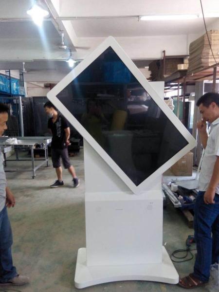 Rotating Screen 42 Digital Signage Kiosk Media Player ,  Metal Case