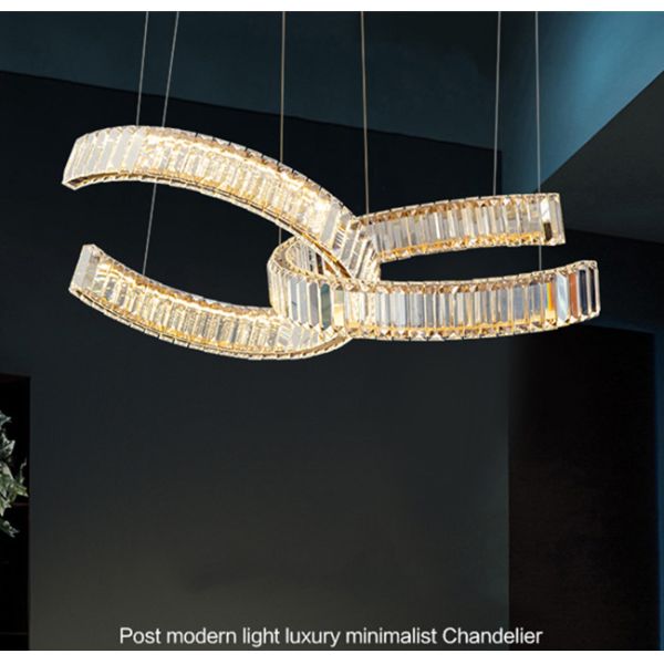 Торговый центр лобби спальни привел Dia 50cm света Кристл привесной