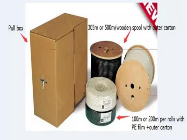 RG11 FPE Dielectric Coaxial Cable And Wire For CCTV CATV