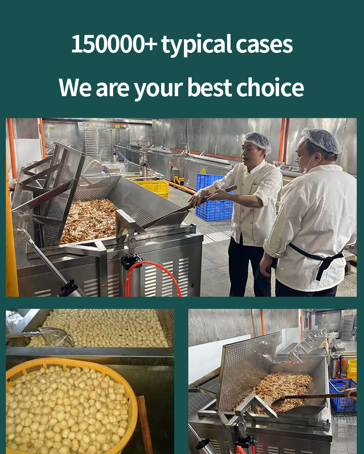 Food Used Auto Gas Frying Machine Stainless Steel Material GB