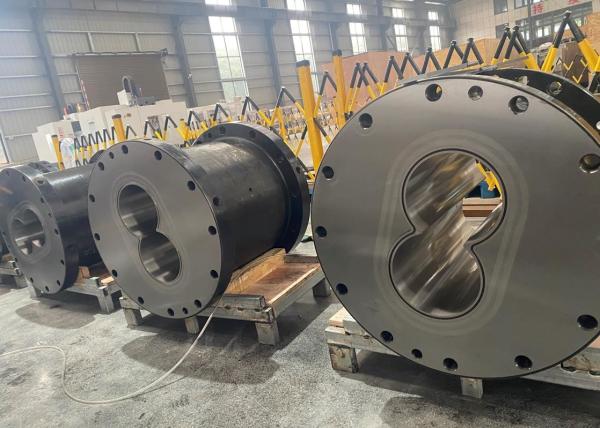 Tambor gêmeo redondo da extrusora de parafuso de Maris 219 do grande diâmetro para a indústria petroquímica