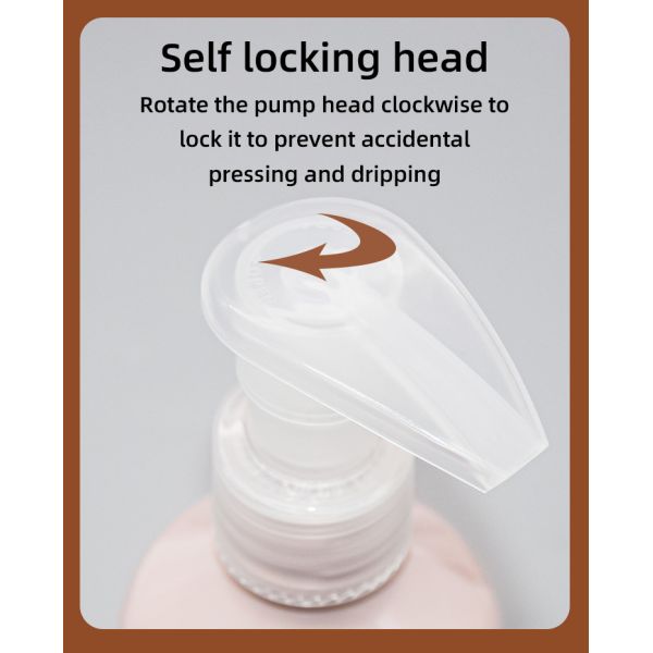 150ml / 300ml / 400ml / 500ml PP Pump PET Bottle Lotion Bottle Skin Care Packaging UKL17