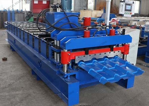 1.25m Metal Roofing Machine PLC 7m Corrugated Roll Making Equipment