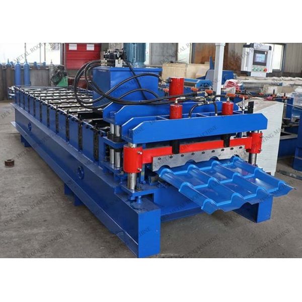 5.5kw Automatic Roll Forming Machine Cr12 Metal Roofing Equipment