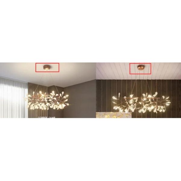 Heracleum chandelier Firefly LED lamp  Heracleum III Pendant（WH-AP-613）