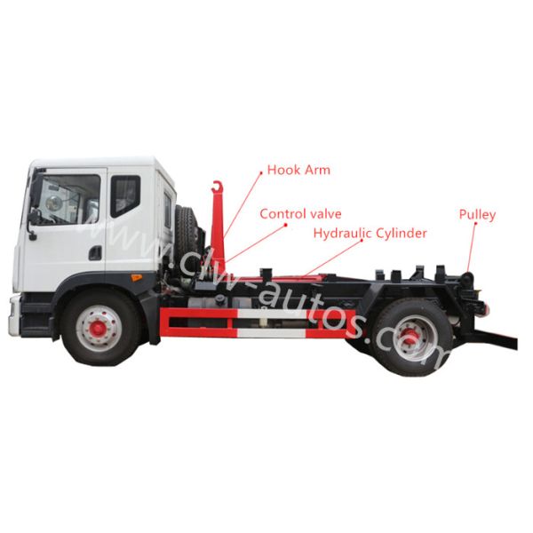 Howo 6x4 20T Roll Off Hydraulic Hooklift Garbage Collection Truck