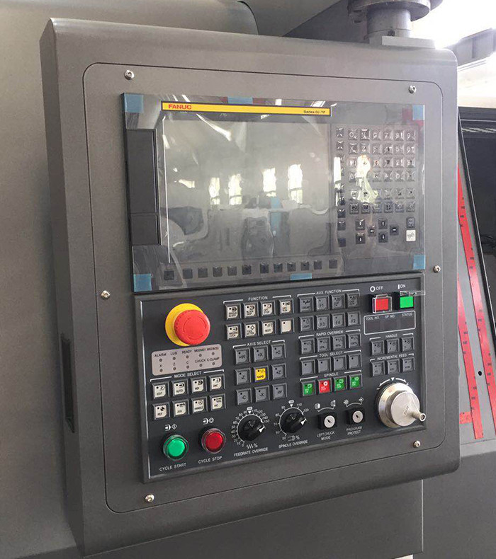 Центр CNC небольшого токарного станка кровати скоса TCK400 поворачивая для обработки машины стали и литого железа материальной