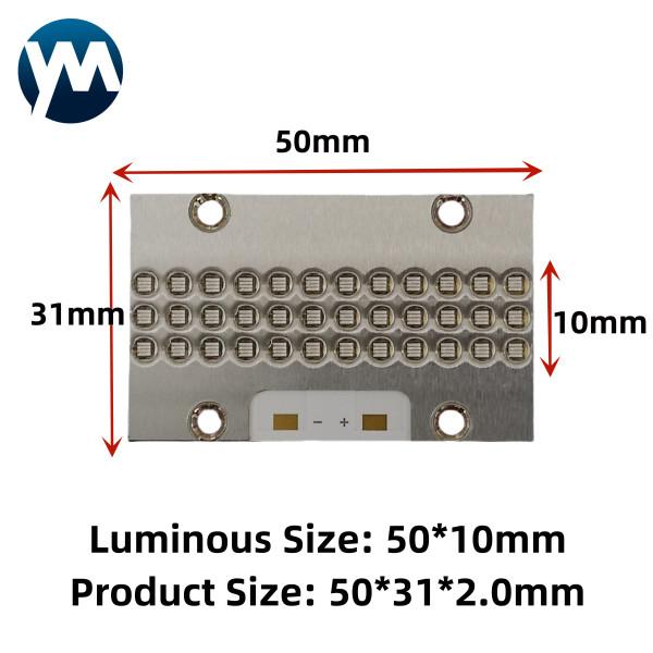 100W PCB uv led COB Splicing Curing Module led chip 365nm 395nm for uv printers