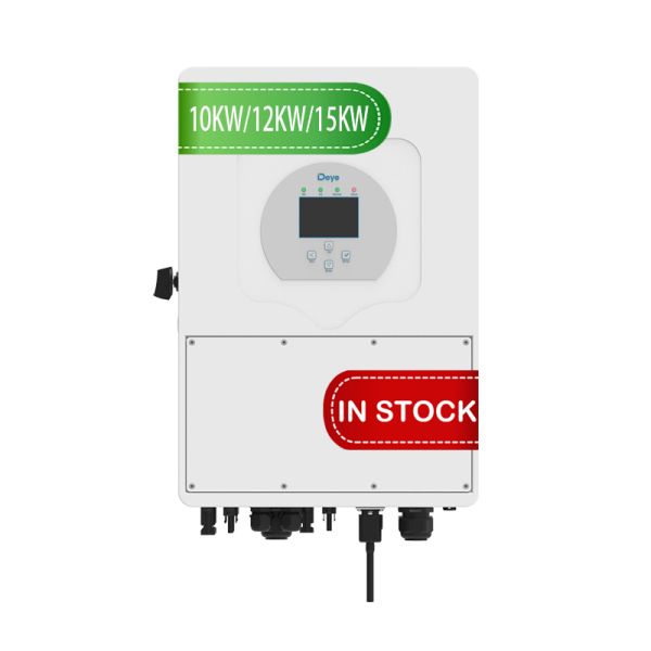 High Voltage 10KW 20KW 30KW Three Phase Deye Inverter 8KW Deye 6KW Hybrid Inverter with MTTP Charge Controller