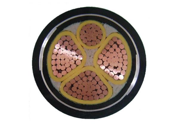 600/1000V  3phase 3+1 core LV power cable XLPE/PVC Insulation