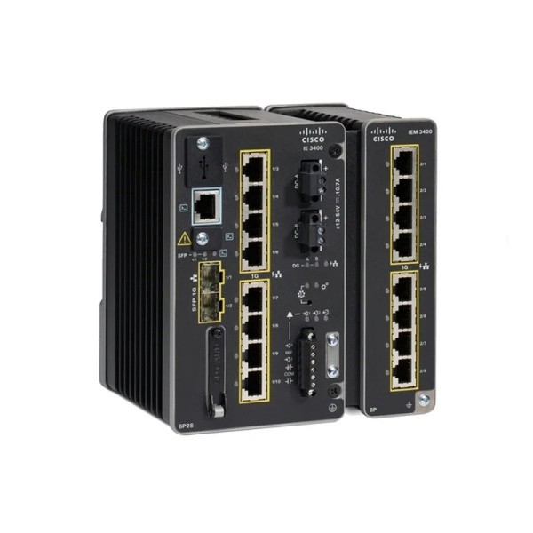 Cisco IE-3400-8T2S-A Switch - Wide Temp Range , PoE+ Ready & Fiber Connectivity