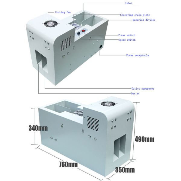 Chestnut Cutter Commercial Food Machine Strong Sturdy Current Resistant 220V