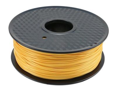Elastic Golden 1.75mm  Hdpe PLA 3D Printer Filament Environmentally Friendly