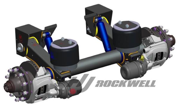 10t 12t Disco American Air Suspension 25000lbs Axle Rating