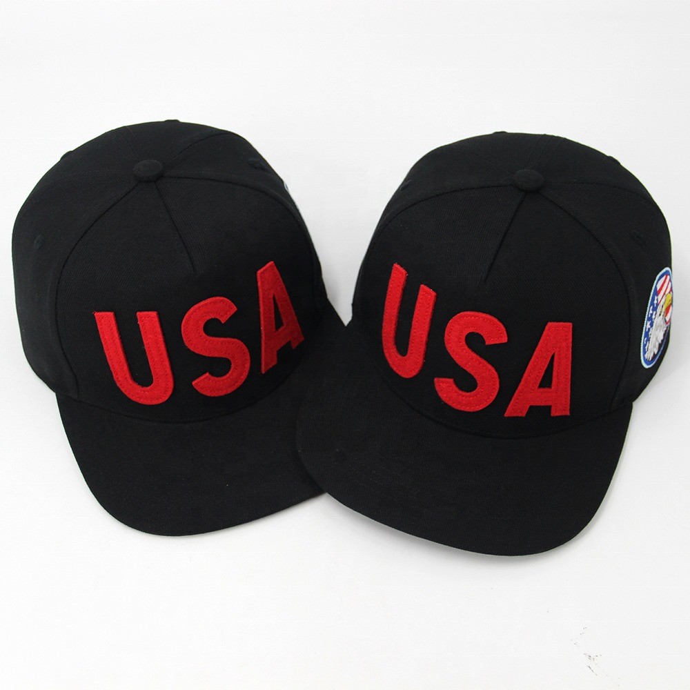 5 Panel Acrylic Snapback Hat Custom Embroidery Patch Gorras Sports Structured Flat Brim