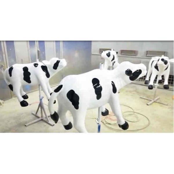 Fairground Carousel Horses Bull Cow Shape Indoor Outdoor Design
