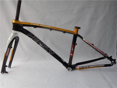 Carbon MTB Frame 26er 15/17 NT02 Mountain Bicycle/Bike Frame Golden