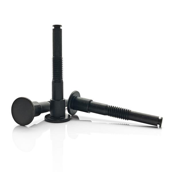 Customized Stainless Steel Shoulder Screw With Flat Head And Black Oxide Finish