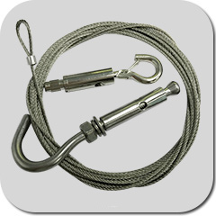 Adjustable Brass Cable Gripper with 2 Spits for Cable Lighting Kit Premium Cable Clips
