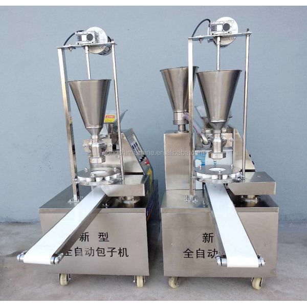 Industrial Automatic Round Stuffed Steamed Bun Making Machine Momo Filling Making Machine Steam Bun Maker Machine