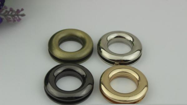 Wholesales high quality different color zinc alloy 19 mm round metal screw eyelets for handbags