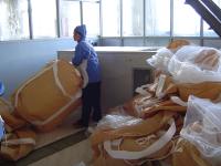 Grande projeto de 1 toneladas grande circular do estilingue do saco FIBC do UN de 4-Panels 3000lbs PP