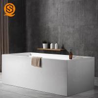 Banheira quadrada comum sem emenda GMC artificial 170x80cm impermeável da pedra