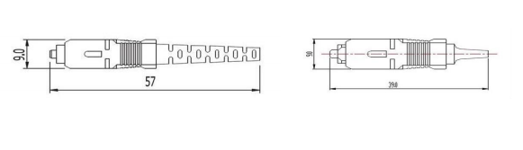 SC Connector for data center SM/MM and Simplex or Duplex FTTH