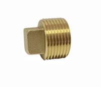 a tubulação de bronze contínua de 1/2inch NPT obstrui a cabeça cabendo do quadrado inoxidável