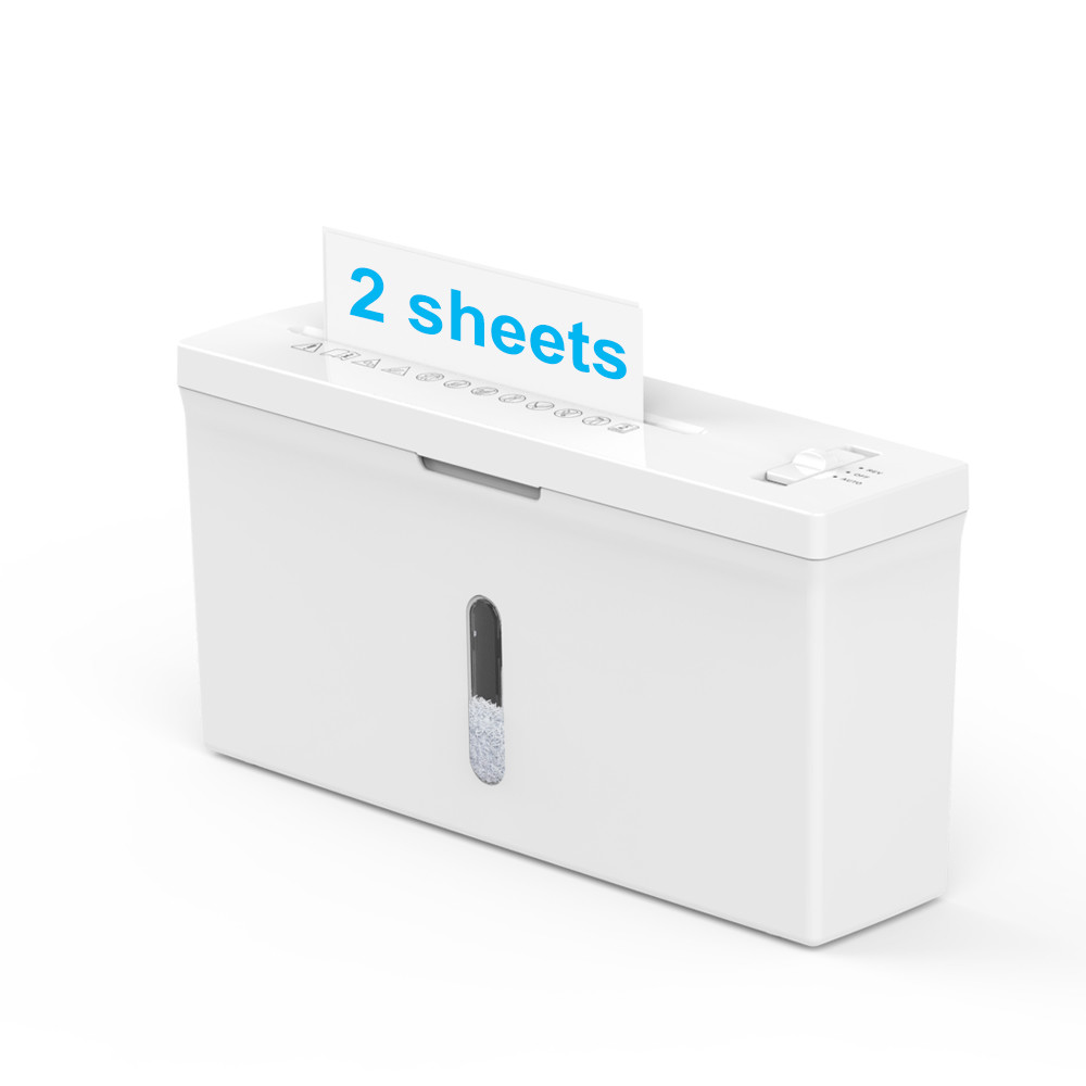 P-5 Новый продукт Mini Desktop Paper Shredder для 2 листов бумаги А4 CS201C