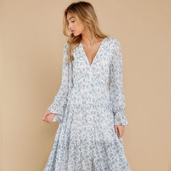                  Slim Fitting Women Dress Floral Print Loose Mature Women Casual Maxi Dress Vestidos Clothes Summer Womens Dress             