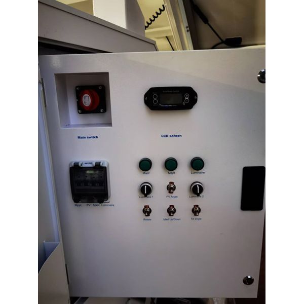 High Mobility Solar Power Floodlight Lighting Trailer For Nighttime Parking Lot Lighting