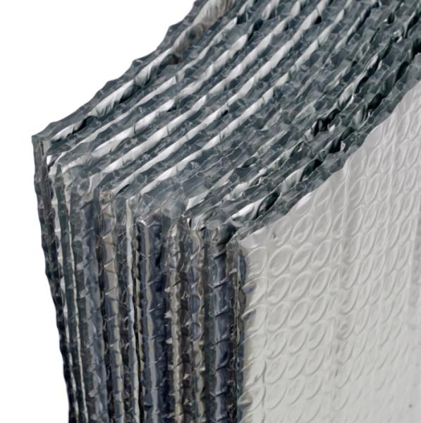 Metallic Double Bubble Wrap Aluminium Bubble Foil Insulation For Roof