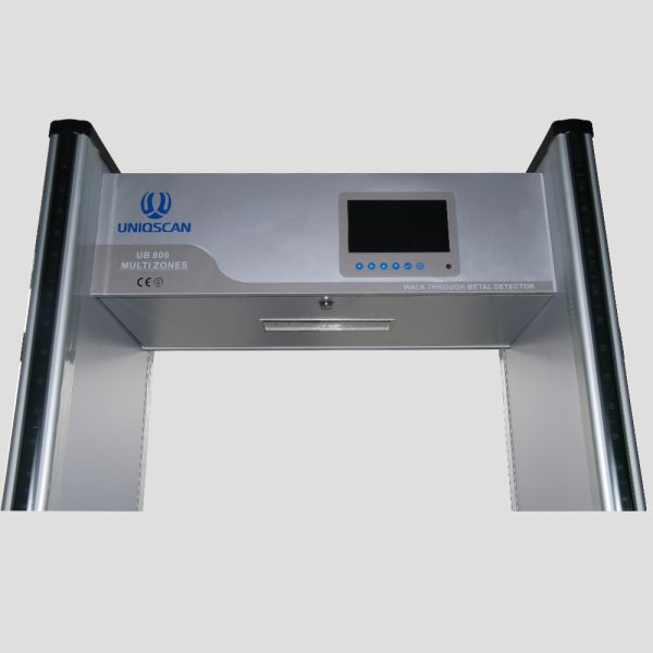 Security Checking Walk Through Safety Gate Full Body Scanner Archway With LCD Indicator